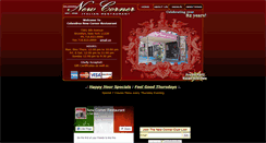Desktop Screenshot of newcornerrestaurant.com
